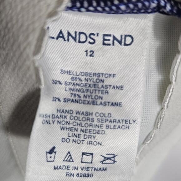 Lands' End Multicolor One-PIece Tummy Control Underwire Size 12 - Picture 6 of 8